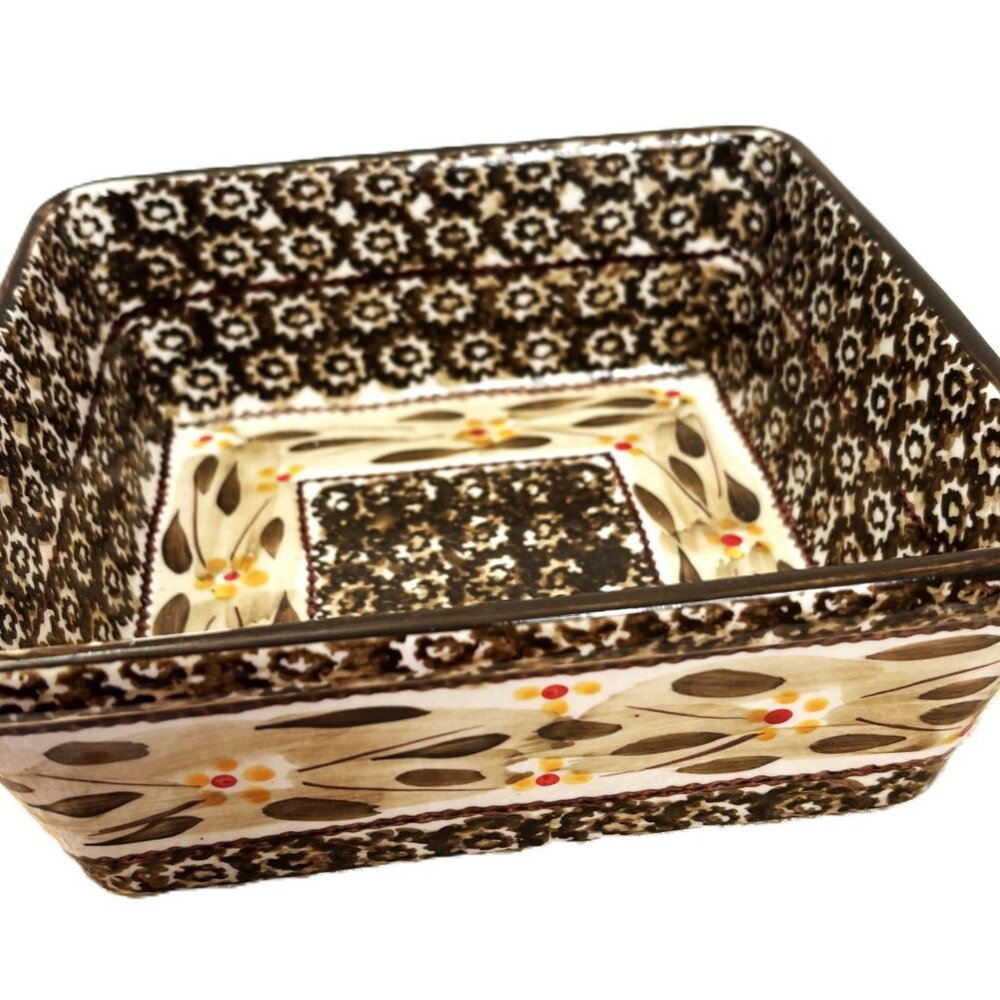 * Temptations by Tara Old World Brown Gold 1.5 Qr Baking Dish